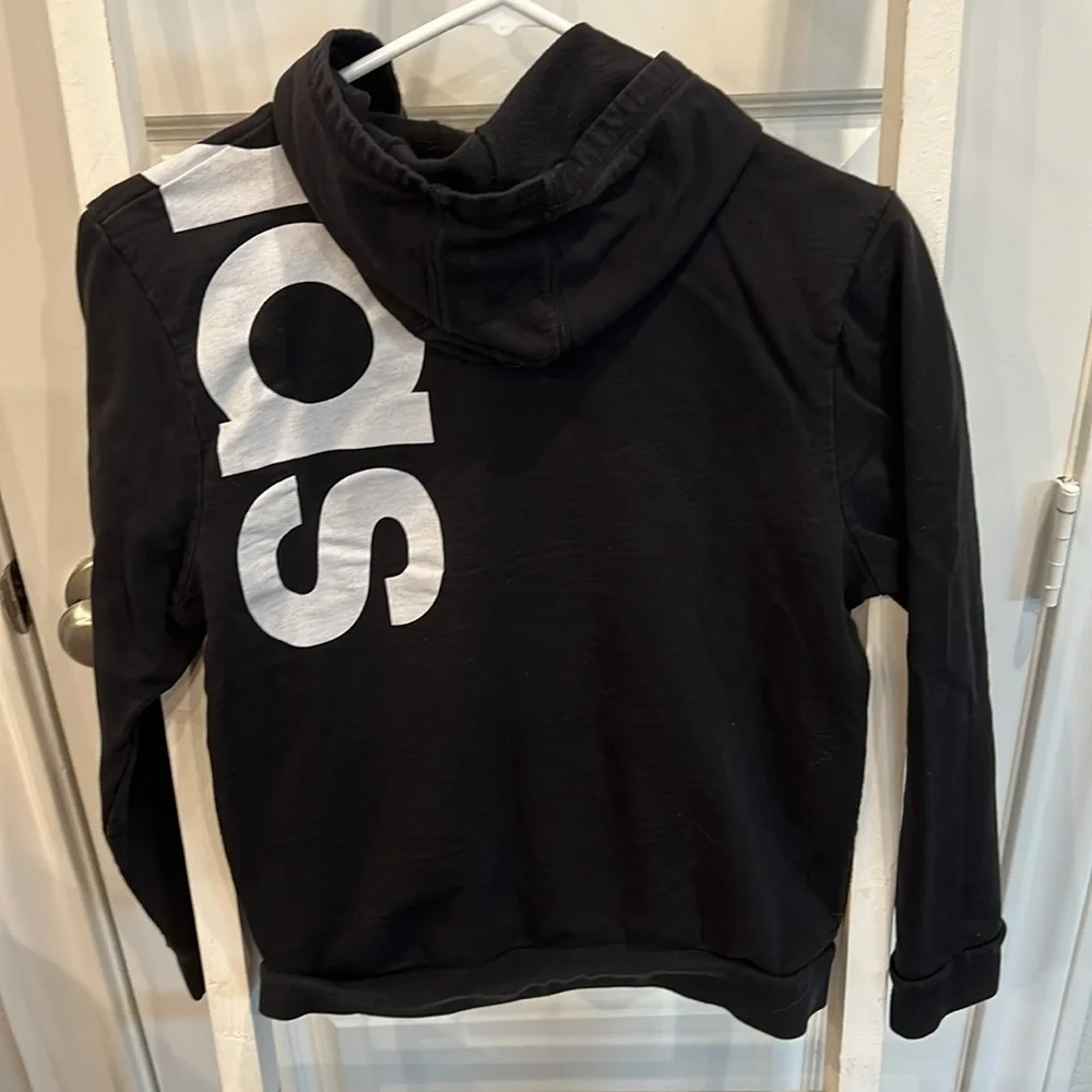 Adidas Black Youth Boys Size L/G (14/16) Hoodie/Sweatshirt w/Adidas Graphic - Picture 6 of 7
